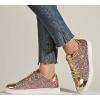 imageLUCKY STEP Glitter Sneakers Lace up  Fashion Sneakers  Sparkly Shoes for WomenGold