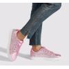 imageLUCKY STEP Glitter Sneakers Lace up  Fashion Sneakers  Sparkly Shoes for WomenHot Pink