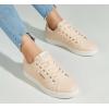imageLUCKY STEP Glitter Sneakers Lace up  Fashion Sneakers  Sparkly Shoes for WomenPink Pu