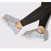 imageLUCKY STEP Glitter Sneakers Lace up  Fashion Sneakers  Sparkly Shoes for WomenPurple Multi