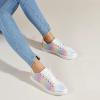 imageLUCKY STEP Glitter Sneakers Lace up  Fashion Sneakers  Sparkly Shoes for WomenRainbow
