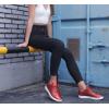 imageLUCKY STEP Glitter Sneakers Lace up  Fashion Sneakers  Sparkly Shoes for WomenRed