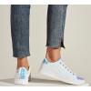 imageLUCKY STEP Glitter Sneakers Lace up  Fashion Sneakers  Sparkly Shoes for WomenWhite Hologram