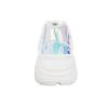 imageLUCKY STEP Women Holographic Iridescent Metallic Pink White Shoes Colorful Chunky Dad Sneakers