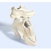 imageLUCKY STEP Womens 90s Chunky Sneakers Sparkly Bling Rhinestone Rope Platform Casual Thick Dad Rave Walking ShoesBeige