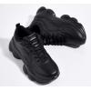 imageLUCKY STEP Womens 90s Chunky Sneakers Sparkly Bling Rhinestone Rope Platform Casual Thick Dad Rave Walking ShoesBlack Pu