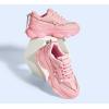 imageLUCKY STEP Womens 90s Chunky Sneakers Sparkly Bling Rhinestone Rope Platform Casual Thick Dad Rave Walking ShoesHot Pink