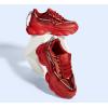 imageLUCKY STEP Womens 90s Chunky Sneakers Sparkly Bling Rhinestone Rope Platform Casual Thick Dad Rave Walking ShoesRed