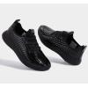 imageLUCKY STEP Womens Metallic Fashion Sneaker Leatherette Studded Jogger Lightweight Casual Walking ShoesAll Black