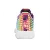 imageWomen Lightweight Metallic Hologram Laced Pyramid Leatherette Studded Jogger Casual SneakerHologram Purple