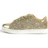 imageLUCKY STEP Glitter Sneakers Lace up  Fashion Sneakers  Sparkly Shoes for WomenAll Gold