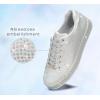 imageLUCKY STEP Platform Rhinestone Fashion Glitter Sneakers  Sparkly Bling Bedazzled Wedding Bridal Shiny Shoes for WomenSilver Rhinestone