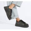 imageLUCKY STEP Rhinestone Sneakers for Women Platform Sparkly Glitter Bling Tennis Shoes Fashion Bedazzled Wedding Bridal Party Walking SneakersBlack Rhinestone
