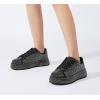 imageLUCKY STEP Rhinestone Sneakers for Women Platform Sparkly Glitter Bling Tennis Shoes Fashion Bedazzled Wedding Bridal Party Walking SneakersBlack Rhinestone