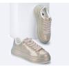 imageLUCKY STEP Rhinestone Sneakers for Women Platform Sparkly Glitter Bling Tennis Shoes Fashion Bedazzled Wedding Bridal Party Walking SneakersGold Rhinestone