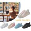 imageLUCKY STEP Rhinestone Sneakers for Women Platform Sparkly Glitter Bling Tennis Shoes Fashion Bedazzled Wedding Bridal Party Walking SneakersGold Rhinestone