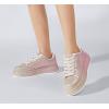 imageLUCKY STEP Rhinestone Sneakers for Women Platform Sparkly Glitter Bling Tennis Shoes Fashion Bedazzled Wedding Bridal Party Walking SneakersPinkGold Rhinestone