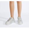 imageLUCKY STEP Rhinestone Sneakers for Women Platform Sparkly Glitter Bling Tennis Shoes Fashion Bedazzled Wedding Bridal Party Walking SneakersSilver Rhinestone