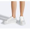 imageLUCKY STEP Rhinestone Sneakers for Women Platform Sparkly Glitter Bling Tennis Shoes Fashion Bedazzled Wedding Bridal Party Walking SneakersWhite Rhinestone