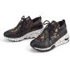 imageLUCKY STEP Womens Climbing Hiking Retro Jogger Cliff Sneakers Running Sport Trainer ShoesBlack Glitter