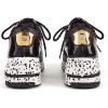 imageLUCKY STEP Womens Climbing Hiking Retro Jogger Cliff Sneakers Running Sport Trainer ShoesBlack Glitter