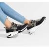 imageLUCKY STEP Womens High Heel Wedge Sneakers Fashion Cliff Platform Retro Lace Up Casual ShoesBlackGold Snake