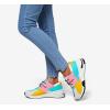 imageLUCKY STEP Womens High Heel Wedge Sneakers Fashion Cliff Platform Retro Lace Up Casual ShoesHologram WhiteMulti
