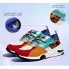imageLUCKY STEP Womens High Heel Wedge Sneakers Fashion Cliff Platform Retro Lace Up Casual ShoesRed