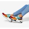 imageLUCKY STEP Womens High Heel Wedge Sneakers Fashion Cliff Platform Retro Lace Up Casual ShoesRed