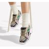 imageLUCKY STEP Womens Platform Colorful Fashion Sneakers Retro Colorblock Stylish Cute Chunky Dad Walking ShoesBlackGreen