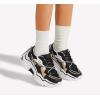 imageLUCKY STEP Womens Platform Colorful Fashion Sneakers Retro Colorblock Stylish Cute Chunky Dad Walking ShoesBlackWhite