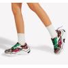 imageLUCKY STEP Womens Platform Colorful Fashion Sneakers Retro Colorblock Stylish Cute Chunky Dad Walking ShoesBrownMulti