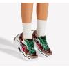 imageLUCKY STEP Womens Platform Colorful Fashion Sneakers Retro Colorblock Stylish Cute Chunky Dad Walking ShoesBrownMulti