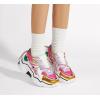 imageLUCKY STEP Womens Platform Colorful Fashion Sneakers Retro Colorblock Stylish Cute Chunky Dad Walking ShoesPurpleFushia