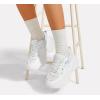 imageLUCKY STEP Womens Platform Colorful Fashion Sneakers Retro Colorblock Stylish Cute Chunky Dad Walking ShoesWhite