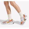 imageLUCKY STEP Womens Platform Colorful Fashion Sneakers Retro Colorblock Stylish Cute Chunky Dad Walking ShoesWhiteOrange