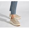 imageLUCKY STEP Womens Platform Sneakers Rhinestone Fashion Chunky Casual Sparkly Retro Braided Walking ShoesApricot Pu