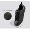 imageLUCKY STEP Womens Platform Sneakers Rhinestone Fashion Chunky Casual Sparkly Retro Braided Walking ShoesBlack Pu