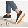 imageLUCKY STEP Womens Platform Sneakers Rhinestone Fashion Chunky Casual Sparkly Retro Braided Walking ShoesBlack Pu