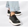 imageLUCKY STEP Womens Platform Sneakers Rhinestone Fashion Chunky Casual Sparkly Retro Braided Walking ShoesBlack Rhinestone
