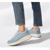 imageLUCKY STEP Womens Platform Sneakers Rhinestone Fashion Chunky Casual Sparkly Retro Braided Walking ShoesDenim Blue Knit
