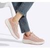 imageLUCKY STEP Womens Platform Sneakers Rhinestone Fashion Chunky Casual Sparkly Retro Braided Walking ShoesNude Woven