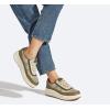imageLUCKY STEP Womens Platform Sneakers Rhinestone Fashion Chunky Casual Sparkly Retro Braided Walking ShoesOlive Multi Knit