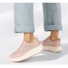 imageLUCKY STEP Womens Platform Sneakers Rhinestone Fashion Chunky Casual Sparkly Retro Braided Walking ShoesPink Rhinestone