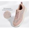 imageLUCKY STEP Womens Platform Sneakers Rhinestone Fashion Chunky Casual Sparkly Retro Braided Walking ShoesPink Rhinestone