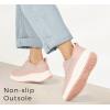 imageLUCKY STEP Womens Platform Sneakers Rhinestone Fashion Chunky Casual Sparkly Retro Braided Walking ShoesPink Rhinestone