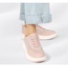 imageLUCKY STEP Womens Platform Sneakers Rhinestone Fashion Chunky Casual Sparkly Retro Braided Walking ShoesPink Rhinestone