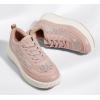 imageLUCKY STEP Womens Platform Sneakers Rhinestone Fashion Chunky Casual Sparkly Retro Braided Walking ShoesPink Rhinestone