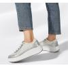 imageLUCKY STEP Womens Platform Sneakers Rhinestone Fashion Chunky Casual Sparkly Retro Braided Walking ShoesSilver Knit