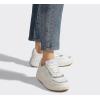 imageLUCKY STEP Womens Platform Sneakers Rhinestone Fashion Chunky Casual Sparkly Retro Braided Walking ShoesWhite Nylon
